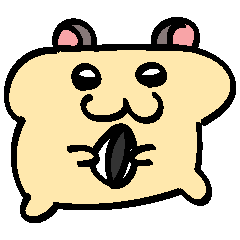 [LINEスタンプ] キンクマハムスターちゃん