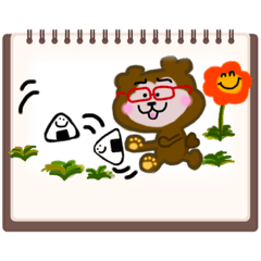 [LINEスタンプ] 関西もふもふクマ C