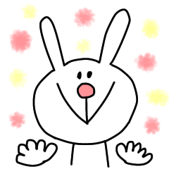 [LINEスタンプ] うさぎさんの敬語スタンプ