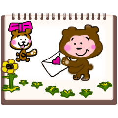 [LINEスタンプ] 関西もふもふクマ B