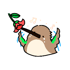 [LINEスタンプ] 丸くてシュールな小鳥たち〜世界の鳥〜