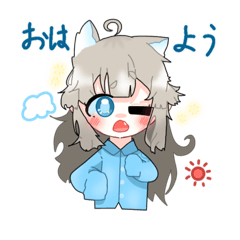 [LINEスタンプ] 白ねこちゃんのスタンプ2