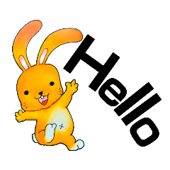 [LINEスタンプ] 兎・RABBIT