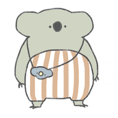 [LINEスタンプ] ぼちぼちこあら