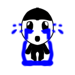 [LINEスタンプ] dodoスタンプ316のり頭 seaweed head泣