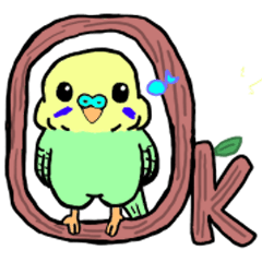 [LINEスタンプ] セキセイインコのかわいい あいさつ