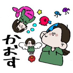 [LINEスタンプ] ぴーまんからーぱーかーがーるず