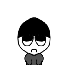 [LINEスタンプ] dodoスタンプ318のり頭 seaweed head 無料の画像（メイン）