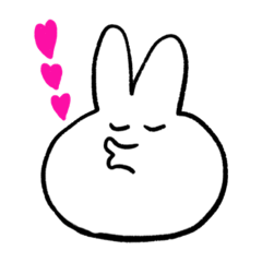 [LINEスタンプ] うさぎだけ 6