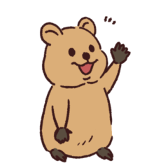 [LINEスタンプ] クアッカワラビーです