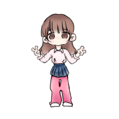 [LINEスタンプ] 【女子高生】ゆるふわ可愛いスタンプ