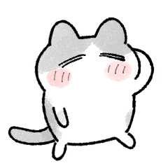 [LINEスタンプ] ただようねこ6～がんばってる～