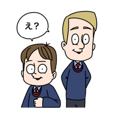 [LINEスタンプ] サウスタンプトンカレッジの寮生活