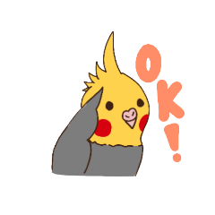 [LINEスタンプ] くるみインコ