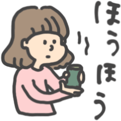 [LINEスタンプ] 日常で使える便利な女の子スタンプ