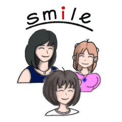 [LINEスタンプ] 女子の笑顔は、priceless