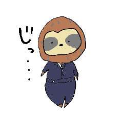 [LINEスタンプ] ナマケモノな学生