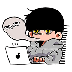 [LINEスタンプ] 限界学生へるめっとくん