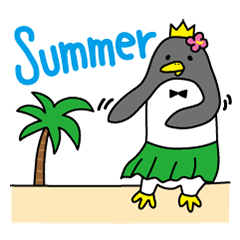 [LINEスタンプ] ペルンさんの「夏」