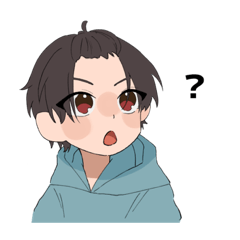 [LINEスタンプ] ポンパ男子    かわいい男の子