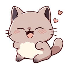 [LINEスタンプ] かわいい猫の一生 3