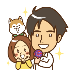 [LINEスタンプ] しんたろう＆あやこスタンプ