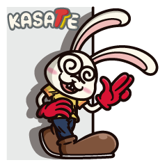 [LINEスタンプ] KASATTE ウサッテ