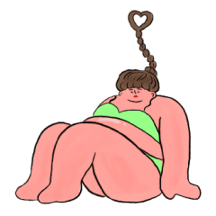 [LINEスタンプ] おでぶちんの日常 2