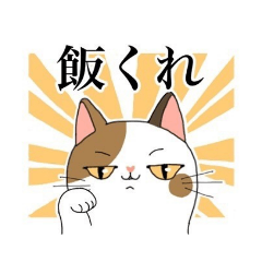 [LINEスタンプ] 脱力系三毛猫の自由な日常