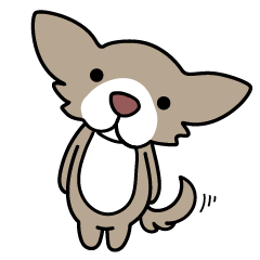 [LINEスタンプ] ふわっとチワワ