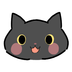 [LINEスタンプ] Prettyくろにゃん