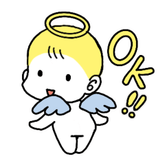 [LINEスタンプ] 使いやすい天使のスタンプ