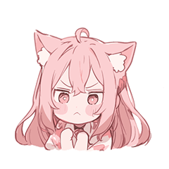 [LINEスタンプ] 猫月さんは猫になりたい :3