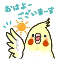 [LINEスタンプ] かわいい！オカメインコスタンプ ルチノー