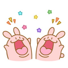 [LINEスタンプ] KAWAIIうさぎのスタンプ