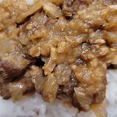 [LINEスタンプ] 食品シリーズ : 牛丼