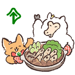 [LINEスタンプ] ミーミちゃんとメーメちゃん秋田弁 Version