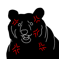 [LINEスタンプ] おしゃれな動くクマのスタンプ