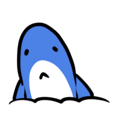[LINEスタンプ] かわいいサメのライブスタンプの画像（メイン）