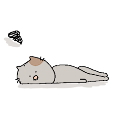 [LINEスタンプ] 鼻毛っちょアニマル( ねこさん )