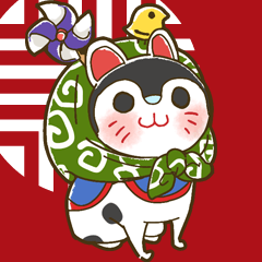 [LINEスタンプ] 張り子猫ちゃん