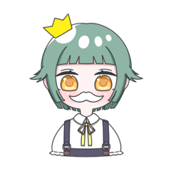 [LINEスタンプ] ぴょん毛の子と手抜きネコ