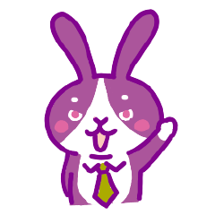 [LINEスタンプ] いたずらパラビットすずき（ウラ）