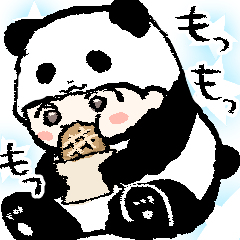 [LINEスタンプ] ◎ 食べることが好きな子ども ◎