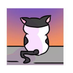 [LINEスタンプ] 福を呼ぶ！！かぎしっぽねこ大ちゃんの日常