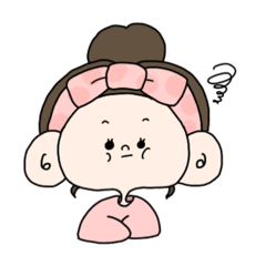 [LINEスタンプ] しんぷるな女の子のスタンプ【第1弾】