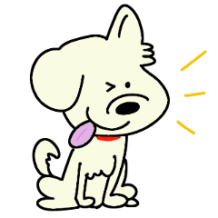 [LINEスタンプ] 雑種犬のグーちゃん