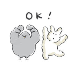 [LINEスタンプ] ハト氏と仲間たち