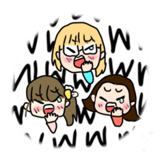 [LINEスタンプ] ゆかいなおばさん