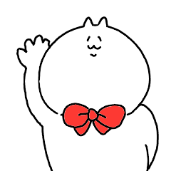 [LINEスタンプ] 白さんの生きる道